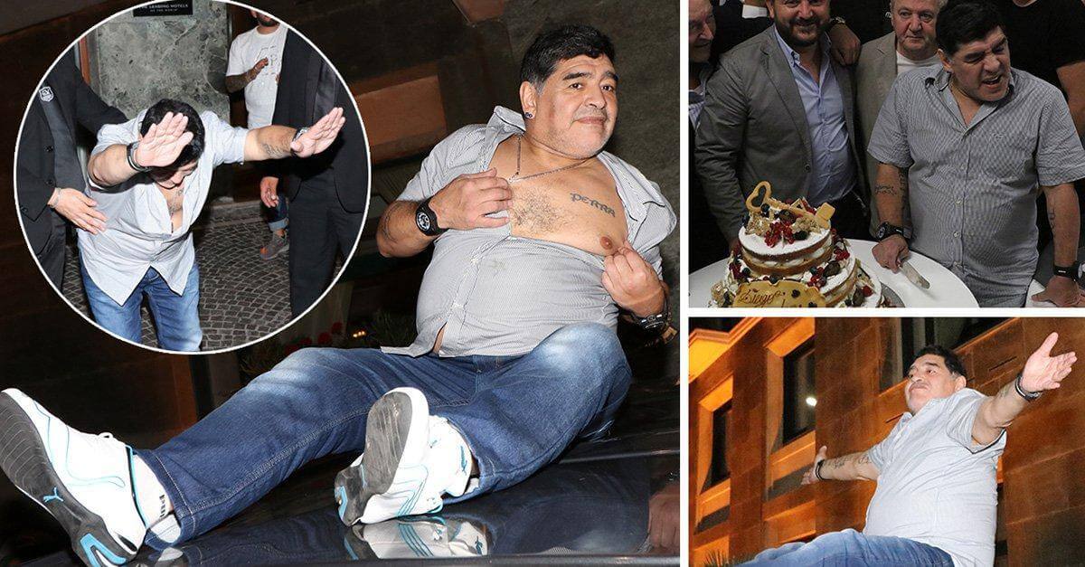 Образ жизни Диего Марадоны не&nbsp;позволил ему ни похудеть, ни избежать ранней смерти