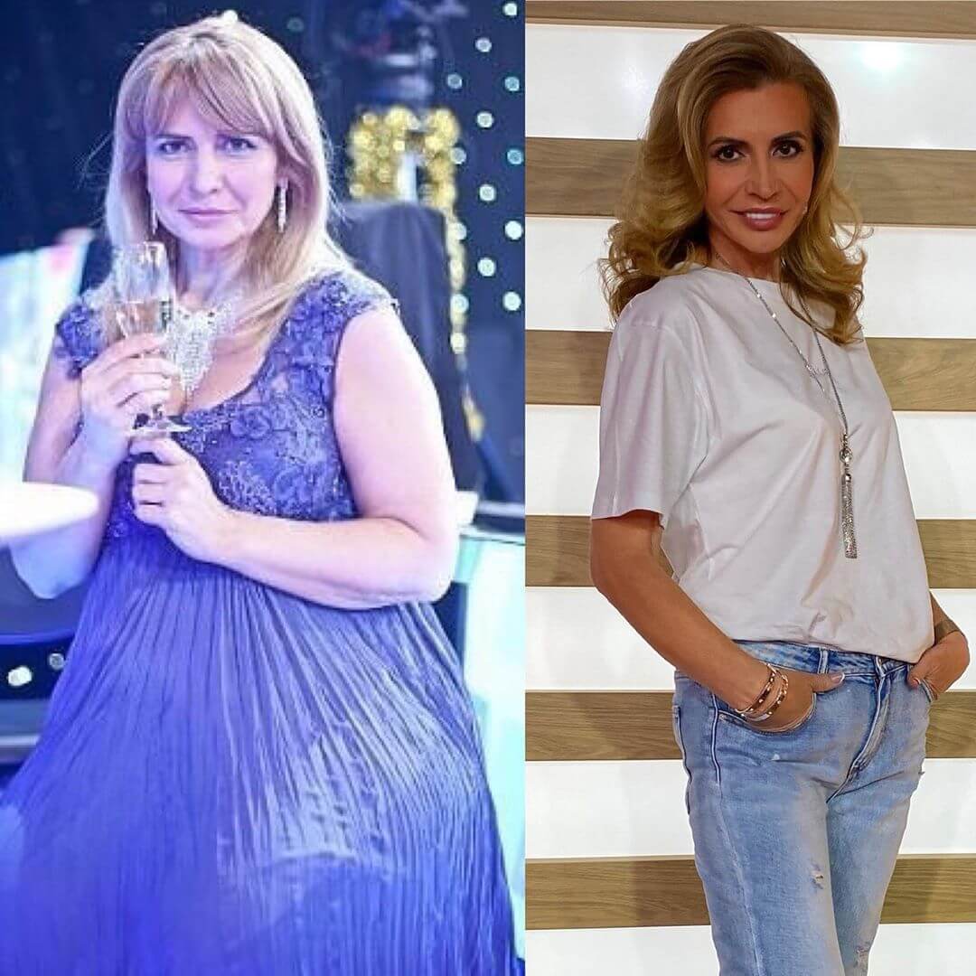 Ирина Агибалова до&nbsp;и&nbsp;после похудения