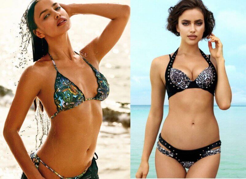 Фигура Ирины Шейк до&nbsp;и&nbsp;после пластики