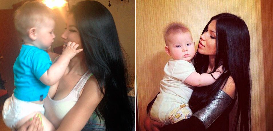 Света Билялова и сын